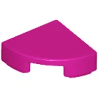 LEGO 1x1 Fliesen Rundecke 25269 - 100 Stück Magenta