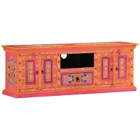 Sonstiges TV-Schrank Rosa 110x30x40 cm Massivholz Mango