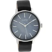 Oozoo Damen Armbanduhr schwarz Analog Timepieces Lederarmband D2UOC10119