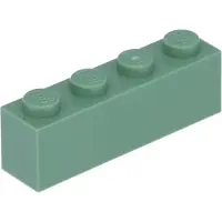 LEGO 100 Stück 3010 Stein Brick 1x4 Part Basic Steine 100 Sandgrün
