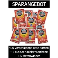 Topps Match Attax - 2016/17 - 100 verschiedene Base-Karten + 5 aus StarSpieler/Kapitäne + 5 Matchwinner - Deutsch