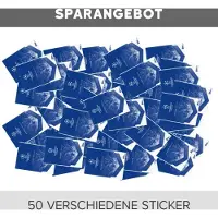 Topps - Champions League 2021/22 Sticker - 50 verschiedene Sticker (zufällige Auswahl)
