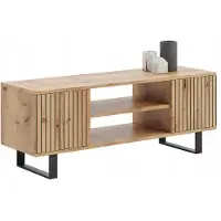 Sonstiges TV-Schrank Lowboard Unterschrank Fernsehschrank Kommode Wohnzimmer Loft 155 cm Lamellen