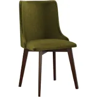 Mirjan 24 Stuhl Monti V, Esszimmerstuhl aus Buchenholz, 48x53x83 cm (Holzfarbe: Nuss, Stofffarbe: Zetta 297)