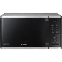 Samsung Solo Mikrowelle, 23L, Edelstahl, Elektronische Steuerung + Knopf, Warmhaltefunktion