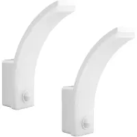 Macleans 2x Bewegungsmelder LED-Lampe PIR-Bewegungsmelder weiß 20W IP65 2000lm neutralweiß (4000K) MCE512 W