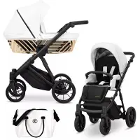 Kunert Kinderwagen Ivento Glam 2in1 – Farbe: Weißperlmutt