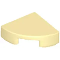 LEGO 1x1 Fliesen Rundecke 25269 - 100 Stück Beige