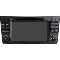 AWESAFE 7 Zoll Radio mit CD für Mercedes W211 2002 - 2009 Navi Lenkradsteuerung Bluetooth RDS DSP GPS DAB+