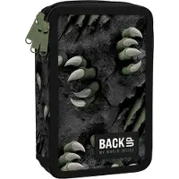 BackUp Dreiteiliges Federmäppchen mit Zubehör Dinosaur EW62 Derform