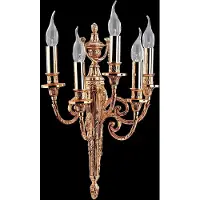 AEA Wandleuchte Wandlampe Lampen Wand Leuchten Kerzen Gold Wandlampen Leuchte