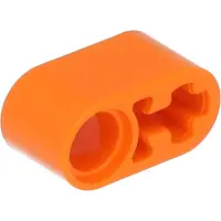 LEGO Technic: 50 Hebelarme 1x2, Pin- und Achsloch, Orange