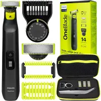 Philips OneBlade Pro 360 QP6542 15 Rasierer Gesicht Körper Etui Trimmer