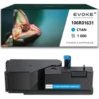 Evoke Toner für Xerox 106R-6010C 106R01631 Blau (cyan) | Ersatz für Phaser WORKCENTRE 6000 6010V/N 6015 6015N 6015NI