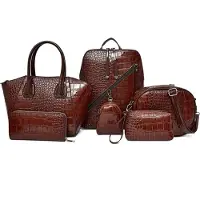 HARAHU Set Handtaschen LU-38077 - Stilvoll in Braun KP38077
