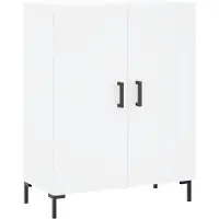 Syfax Sideboard Weiß 69,5x34x90 cm Holzwerkstoff