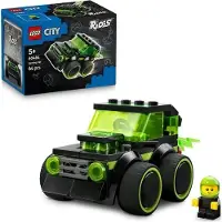 LEGO City Véhicules Rennwagen, Videospiel, Konstruktionsspielzeug für Kinder ab 5 Jahren