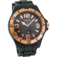 Oozoo Damen Herren Armbanduhr grau Analog Vintage Series Silikonarmband D2UOC4284A
