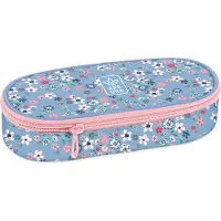 ARS UNA Schlamper-Etui Pearl Blossom Blue, blau-rosa-weiß, für Mädchen
