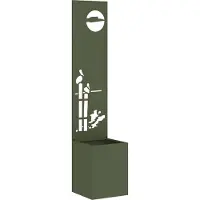 Syfax Garten Sichtschutz-Leinwand Olivgrün 32 x 32 x 150 cm