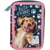 BackUp Cleo und Frank Stiftehalter, 2 Etagen, gefüllt, CF44, Hund, Spaniel