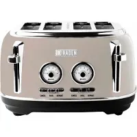 Haden Dorset Putty 4 Scheiben toaster, beige