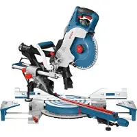 Bosch Kapp- und Gehrungssäge Professional GCM 8 SDE, 261mm Durchmesser, 1600W, Variable Geschwindigkeit, Beidseitig Neigbar