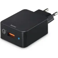 Hama Schnellladegerät USB-A, 19,5 W, Schwarz
