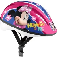 Disney Fahrradhelm Kinder MINNIE, Größe S (54-60 cm), EPS Struktur Schwarz, ABS Schale, mit Komfortpolsterung
