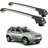 TURTLE DACHTRÄGER AIR-1 DACIA DUSTER HS 2010 - 2013 (Raised Rails) , Silber