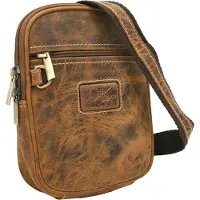Peterson PTN 1113-TMH-5818 Hellbraune Ledertasche