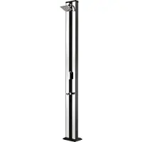CF Solar Gartendusche 38 Liter aus Aluminium mit Fußventil und Metallgriff