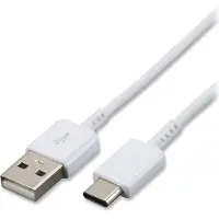 Samsung Original Ladekabel Datenkabel EP-DN930CWE ca.120cm in Weiss für Galaxy S8 G950F USB Typ-C Ladegerätkabel Aufladekabel Charge Cable USB Typ-C + gratis Emiro Bildschirm Reinigungspad