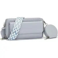 Sonstiges Umhängetasche Damen Schwarz Kartensteckplatz Crossbody Bag Kleine Handtasche