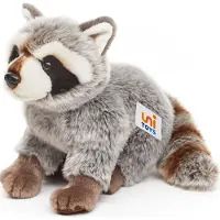 Uni Toys Uni-Toys - Waschbär, sitzend - 25 cm (Länge) - Plüsch-Bär - Plüschtier, Kuscheltier