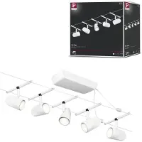 Paulmann Cup Seilsystem Basisset 5fl. weiß matt