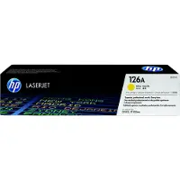 HP 126A Gelb Original LaserJet Tonerkartusche, 1000 Seiten, Gelb, 1 Stück(e)