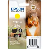 Epson Squirrel 378 Eichhörnchen Claria Photo HD Single Yellow Tinte, Standardertrag, Gelb, Tinte auf Pigmentbasis, 4,1 ml, 1 Stück(e), Einzelpackung