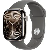 Apple Watch Series 10 - 42mm - Titan - Naturel - GPS + Cellular