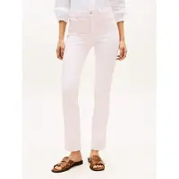 Tommy Hilfiger Slim-fit-Jeans "DNM CLR SLIM RW", Damen, Gr. 30, Länge 28, polar pink, Denim/Jeans, Obermaterial: 99% Baumwolle, 1% Elasthan, unifarben, slim fit lang, Jeans Slim-fit-Jeans, Mid Rise