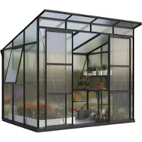 Vitavia Gewächshaus Freya 5900 HKP/HKP 6mm, dunkelgrau, 40000616
