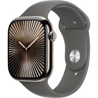 Apple Watch Series 10 - 46 mm - Titan - Natur - GPS + Cellular