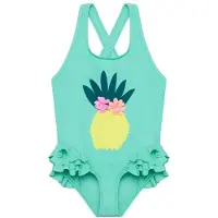 Color Kids - Kid's Swimsuit with Application - Badeanzug Gr 86 türkis