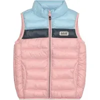 Color Kids - Kid's Waistcoat Quilted Colorblock - Kunstfaserweste Gr 98 rosa