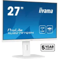 Iiyama G-MASTER XUB2797QSN-W2, 68,6 cm (27"), 2560 x 1440 Pixel, Quad HD, LED, 1 ms, Weiß