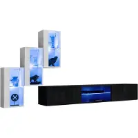 Xl Moebel Gmbh Wohnwand Luxus Möbel Komplett Set Designer Modern Einrichtung 3x Wandschrank