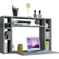 VCM Computertisch hängend | Klapptisch | Wandschreibtisch | Maße ca. H. 60 x B. 90 x T. 20 cm | Schreibtisch - Wandila