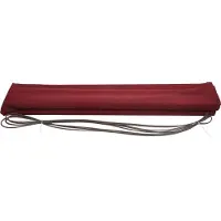 Mendler Ersatz-Bezug für Markise HWC-H27, Vollkassette Ersatzbezug Sonnenschutz 6x3m Acryl bordeaux-rot