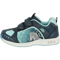 Lico Sneaker Low UNICORN V BLINKY Blau, Color:blau, 298-205: Groessengang 7:32