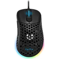 Sharkoon Light² 200, rechts, Optisch, USB Typ-A, 16000 DPI, Schwarz
